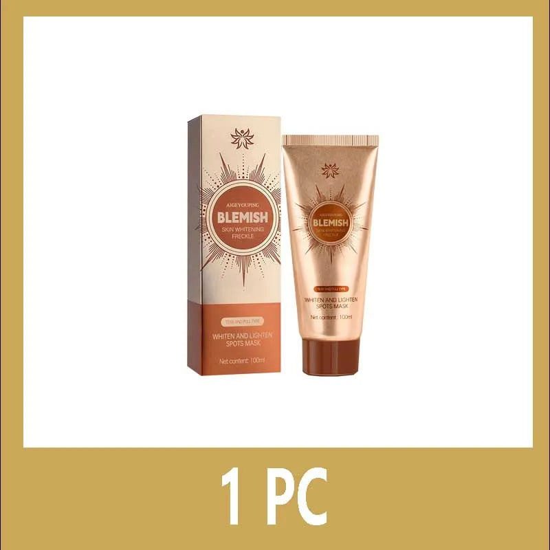Whiten and Lighten Spots Mask Spots Peel-Off Facial Mask Anti-Blemish Freckle Brightening Mask Deeply Clean Pore Tightening Moisture