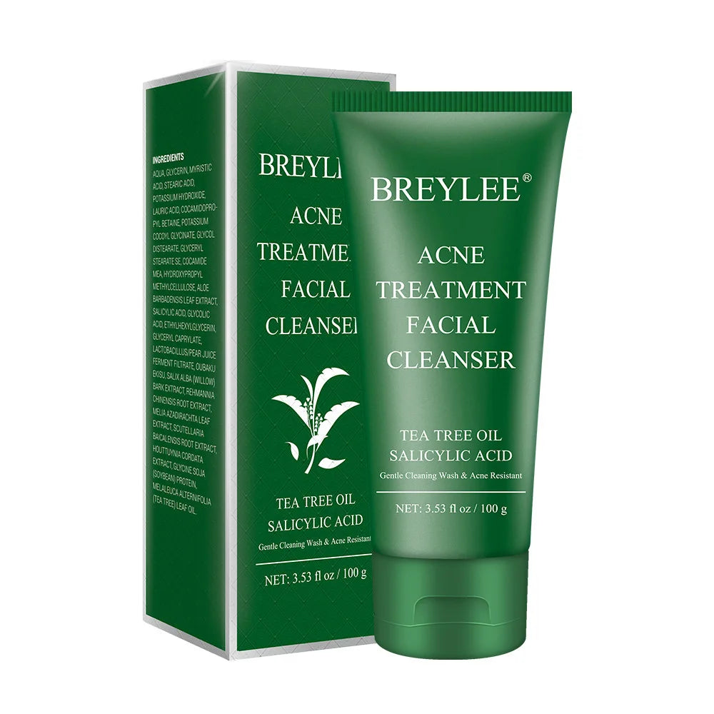 Your Complete Solution for Clear Skin: The BREYLEE 4-Piece Acne Treatment Set