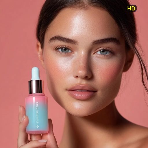 Watermelon Glow Niacinamide Dew Drops Serum Priming Highlighter Serum Lightweight Hydrating Face Makeup Serum 2025