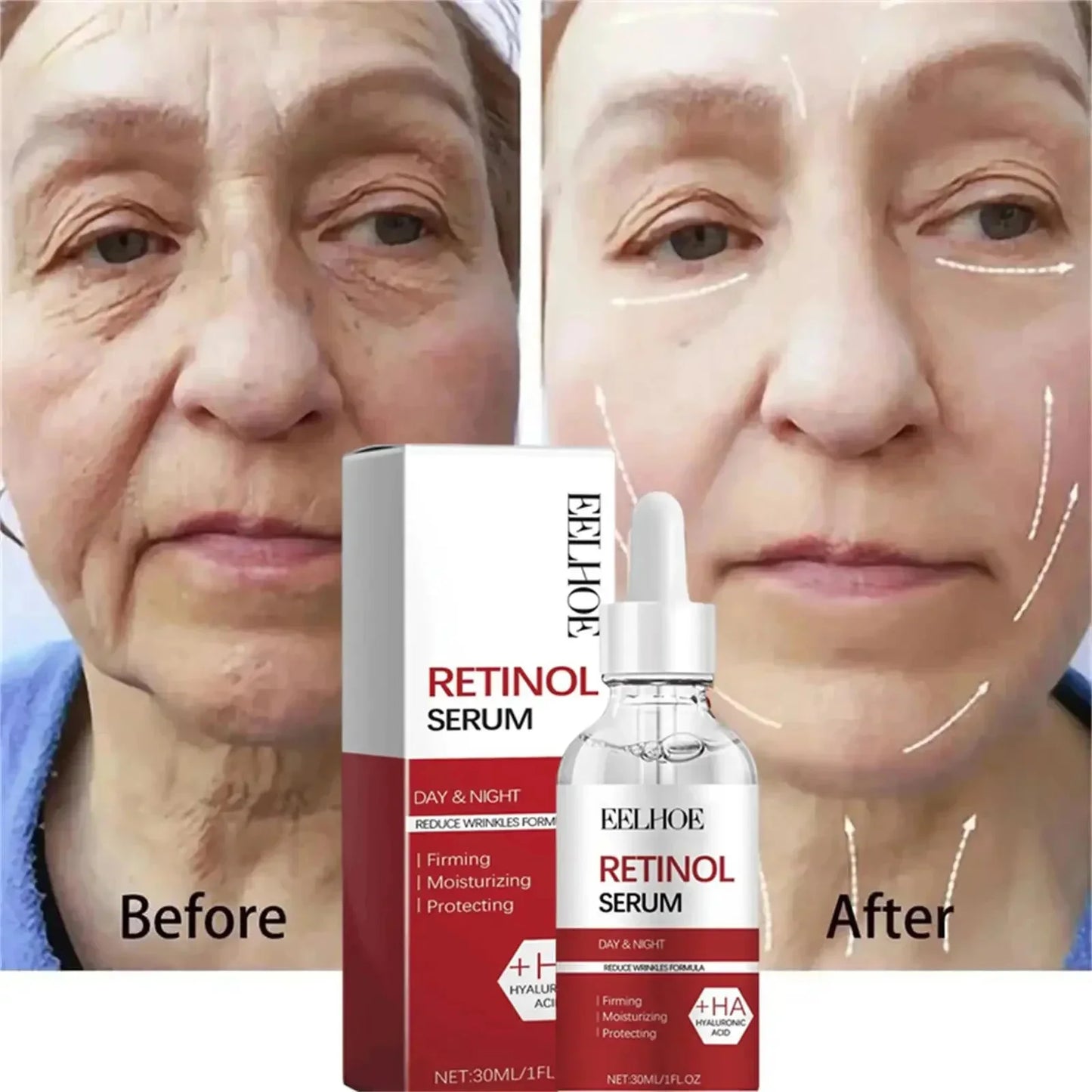 Instant Firming & Anti-Aging Retinol Kit | Fades Wrinkles & Fine Lines for a Youthful Look
