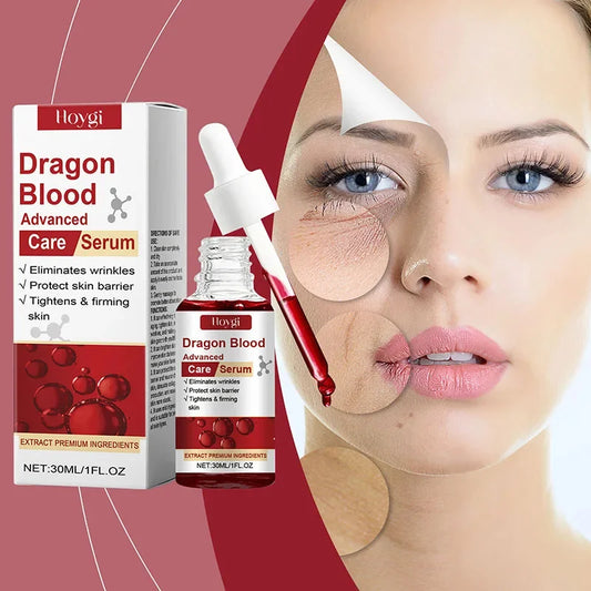 Dragon Blood Advanced Serum Effective Resist Aging Tighten Skin Reduce Wrinkles Brighten Skin Tone Improve Dullness Face Essence