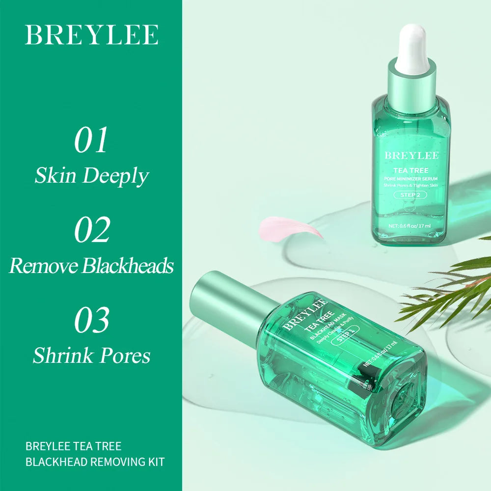 BREYLEE Blackhead Remover + Pore Shrinking Essence Nose Spot Mask Deep Cleansing Pore Oil Control