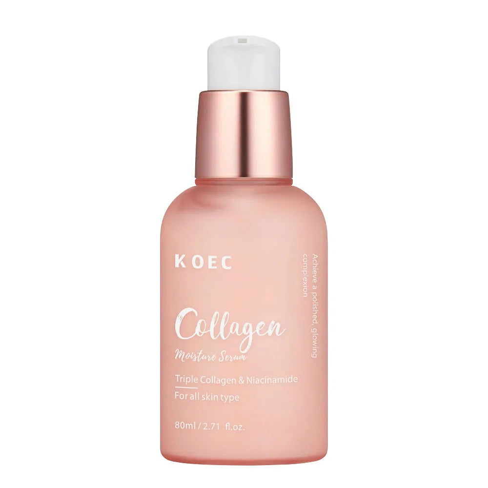 Face Lifting Facial Essence Triple Collagen Complex Face Serum for Anti-Aging Firming Nourish Dull Skin Glow With Niacinamide