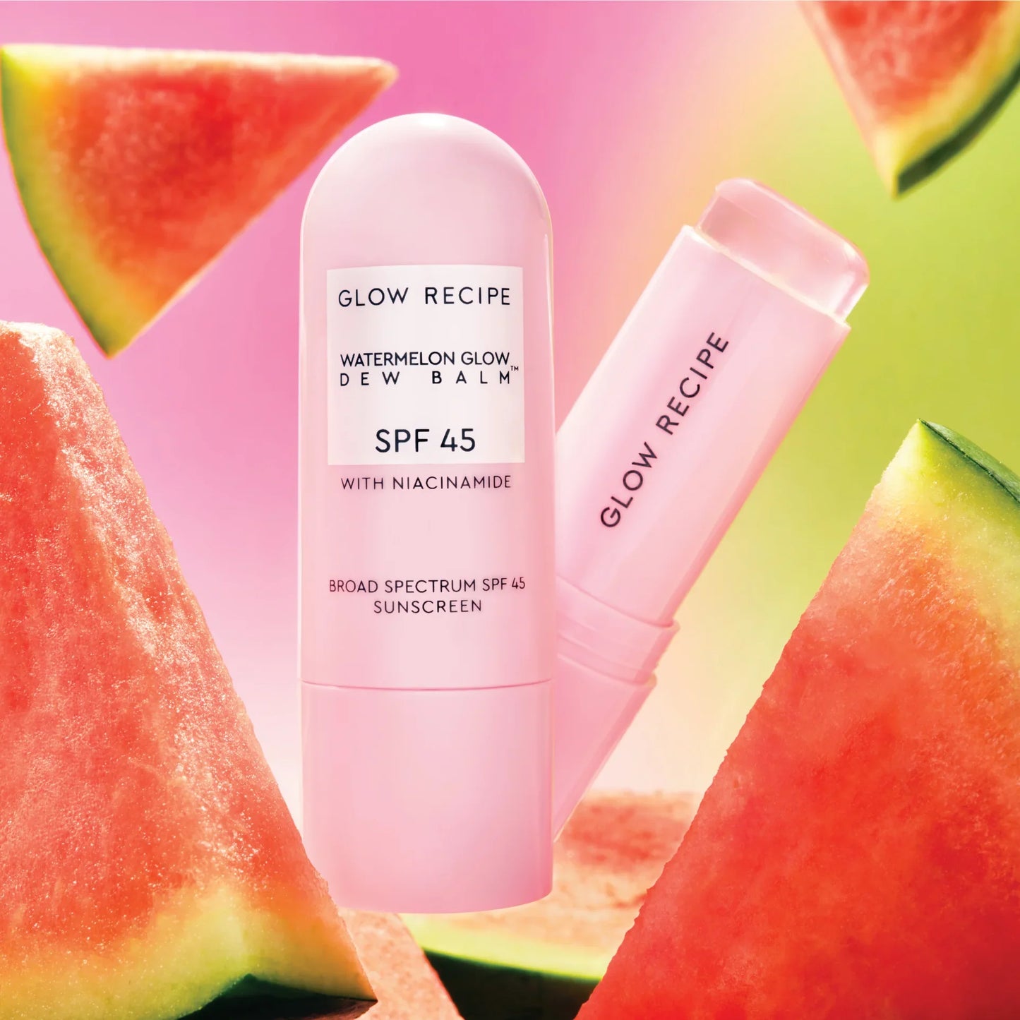 Glow Recipe Watermelon Glow Niacinamide Dew Balm SPF 45 Face Skin Care Whitening Moisturizer Sunblock for All Skin
