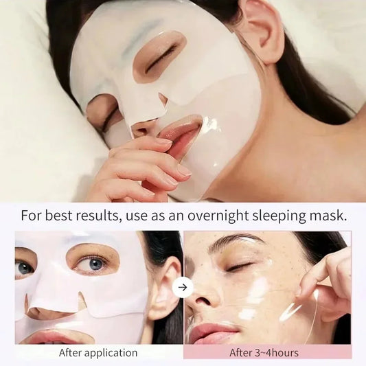 1/3/5/10PCS Bio Collagen Face Mask | Anti-Aging & Anti-Wrinkle Treatment | Firms, Lifts, and Brightens Skin | Korean Cosmetics